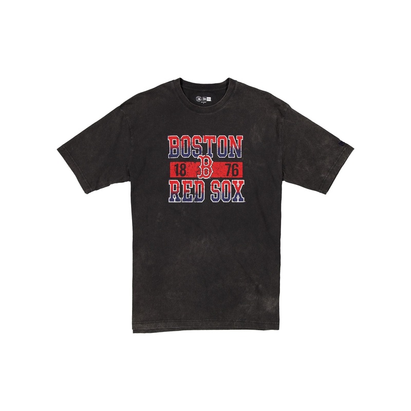 Boston Red Sox Oversized Washed Black T-Shirt S