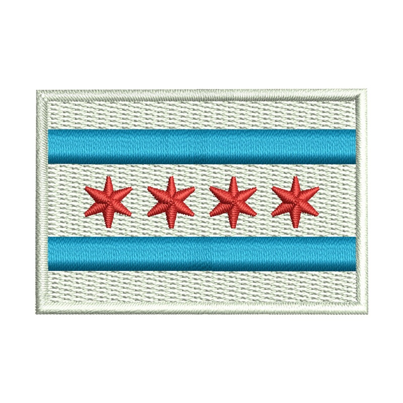 Chicago City Flag Default Title One Size