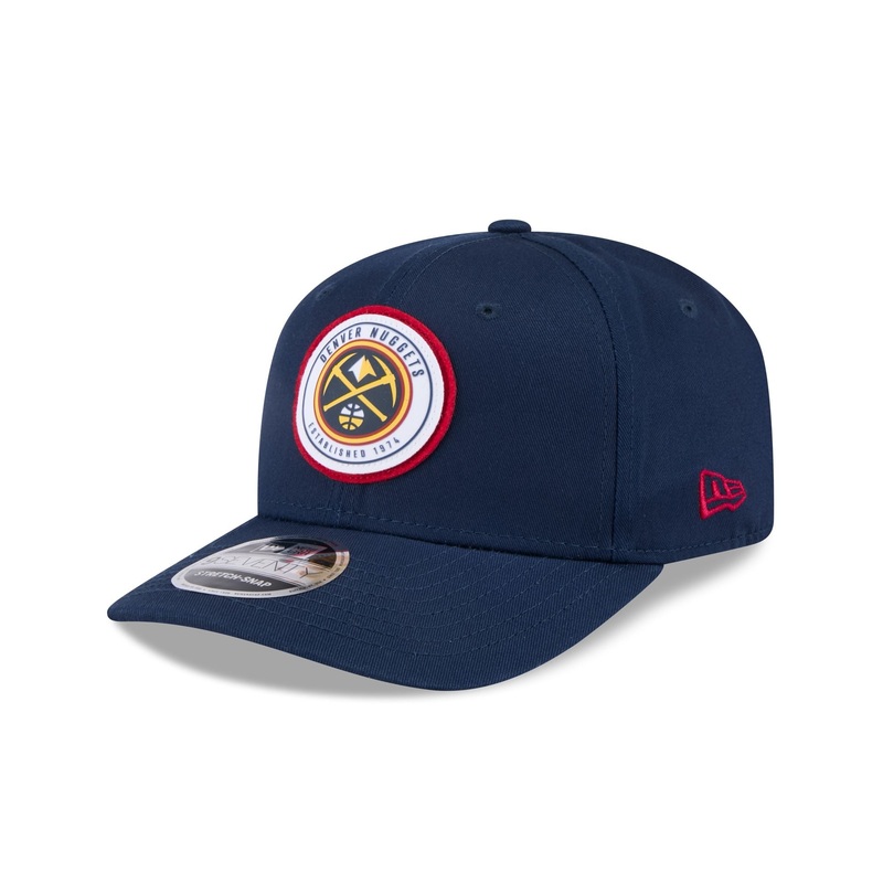Denver Nuggets Circle Patch 9SEVENTY Stretch-Snap Hat One Size