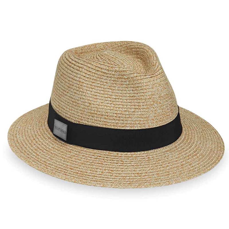 Fairway Wide Brim Golf Fedora – Wallaroo Hats Beige M/L (59 cm)