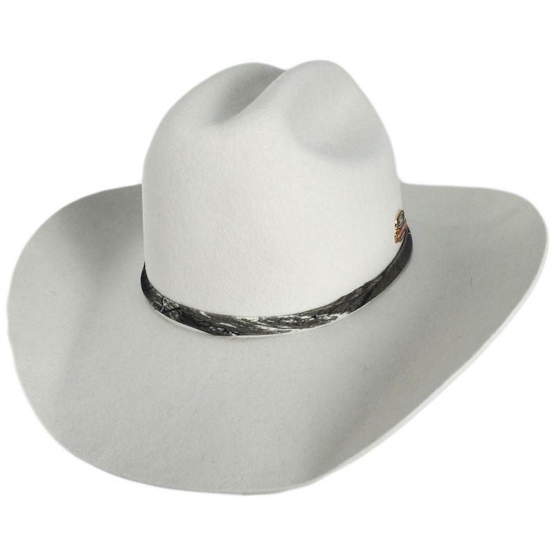 Ford Truck Country Wool Felt Cowboy Hat WIMBLETON WHITE/CAMO S