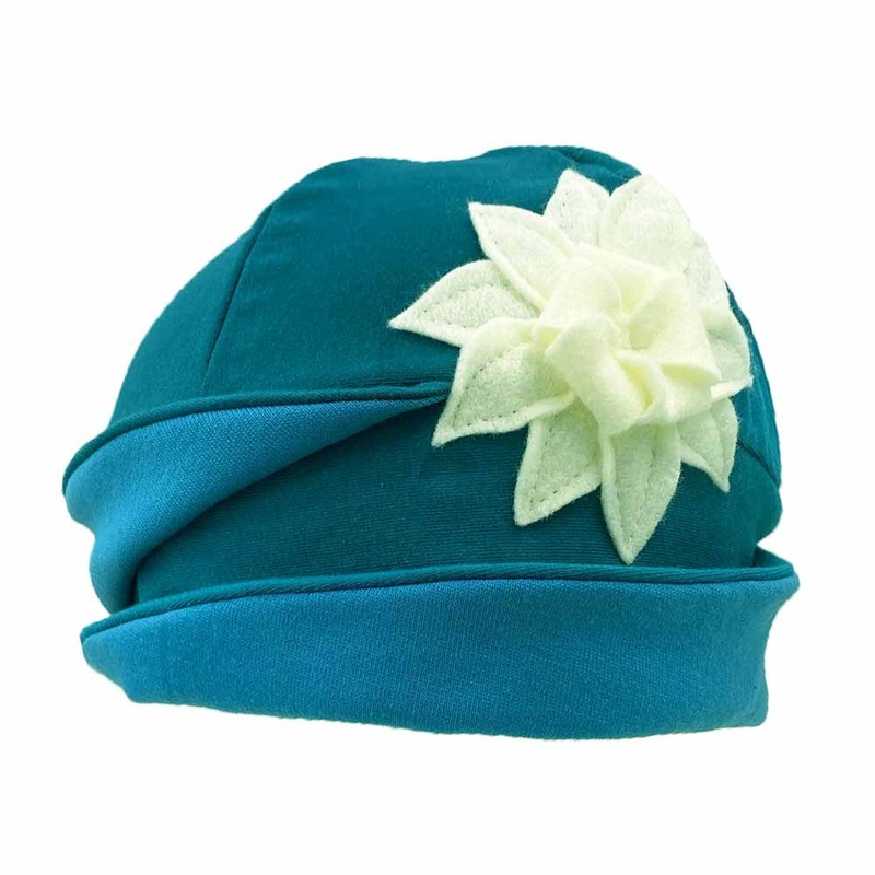 Irene Organic Cotton Beanie Hat for Healing – Flipside Hats Teal