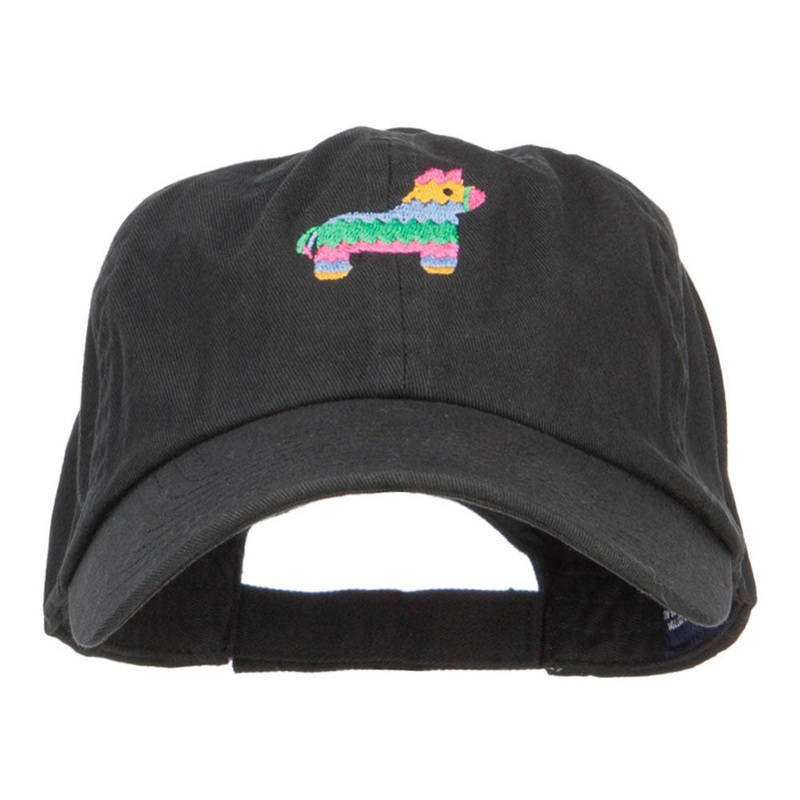 Mexico Pinata Embroidered Low Cap Black One Size