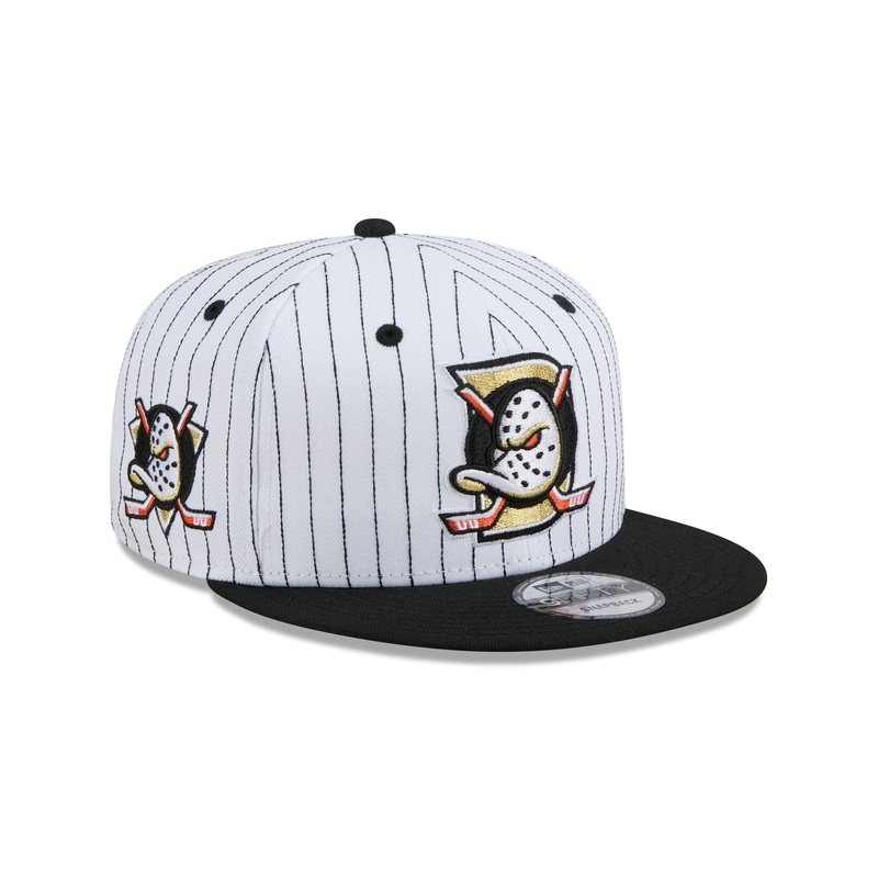 Anaheim Ducks Deceptor Pinstripe 9FIFTY Snapback Hat One Size