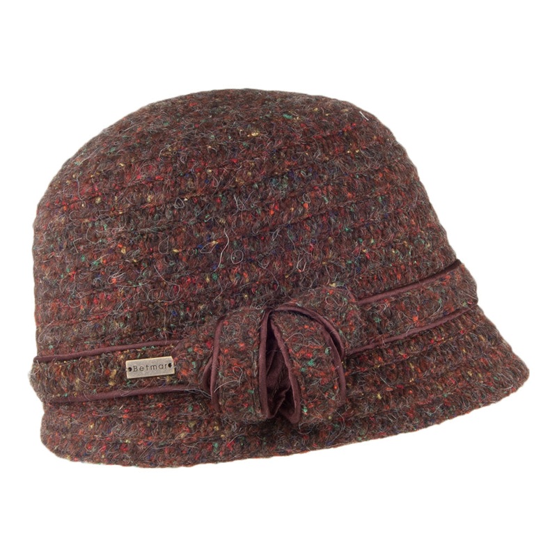Betmar Hats Ella Cloche Hat – Chocolate 1-Size