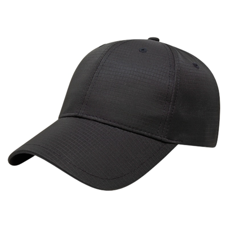 Cap America i7007 – Soft Fit Solid Active Wear Cap – Blank Black