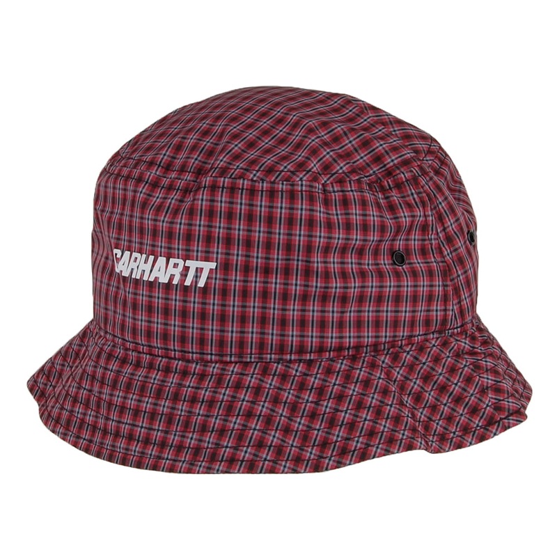 Carhartt WIP Hats Alistair Bucket Hat – Black-Red Small/Medium