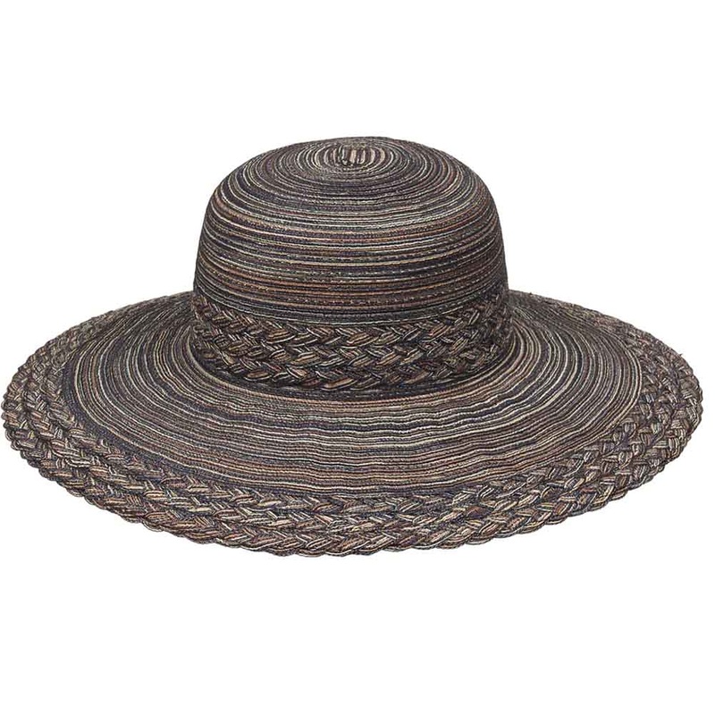 Criss Cross Braid Poly Straw Floppy Sun Hat – Karen Keith Hats Brown OS