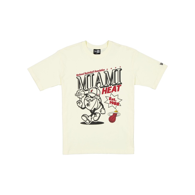 Miami Heat Sport Classics Chrome White T-Shirt S