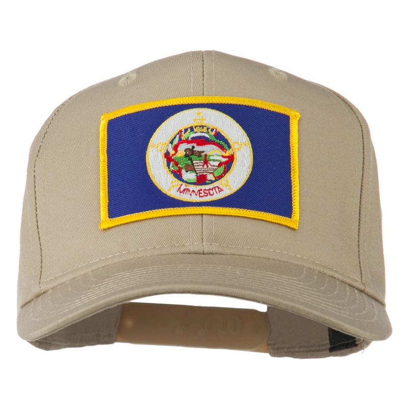 Minnesota State High Profile Patch Cap Khaki One Size