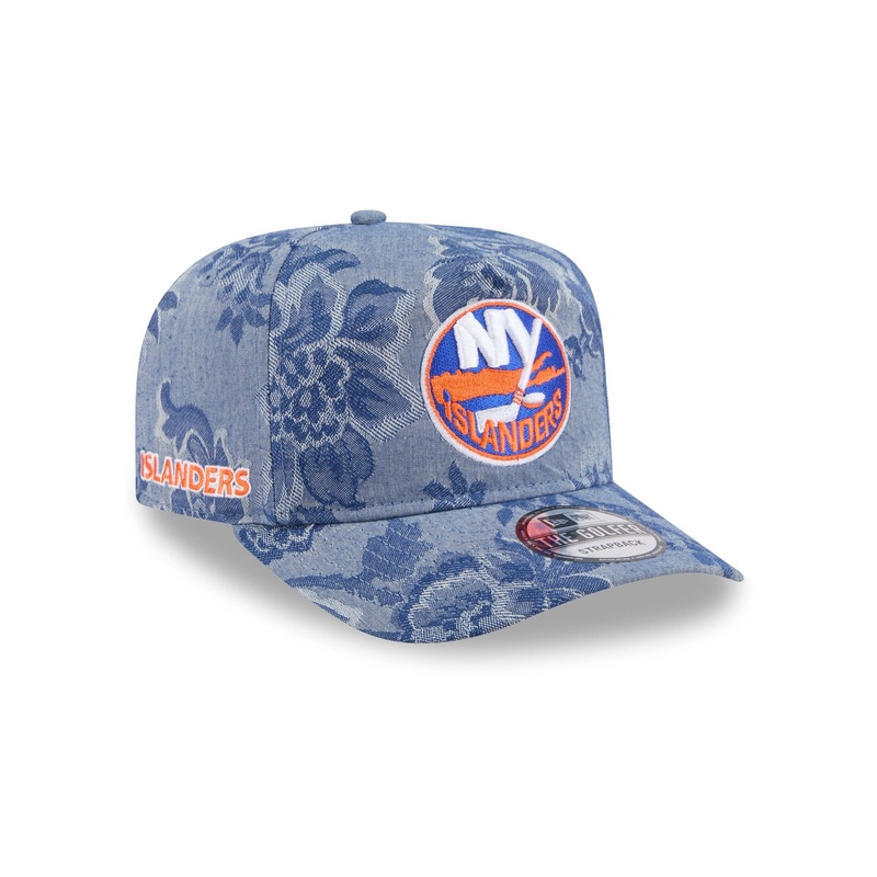 New York Islanders Denim Jacquard Golfer Hat One Size