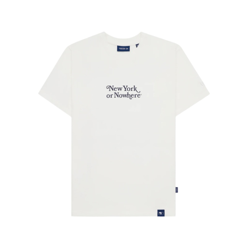 New York or Nowhere x New York Yankees White Motto Short-Sleeve T-Shirt S