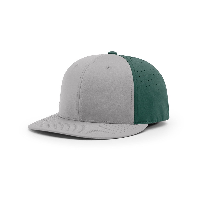Richardson PTS30 – Lite R-Flex Cap – Split Colors Grey/Dark Green XS-SM