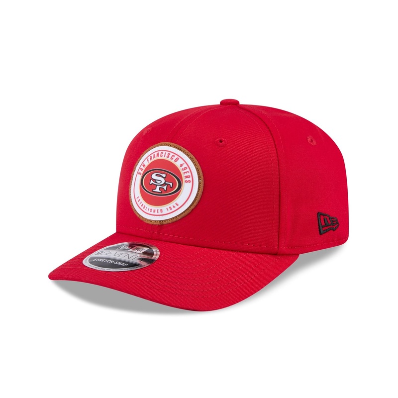 San Francisco 49ers Circle Patch 9SEVENTY Stretch-Snap Hat One Size