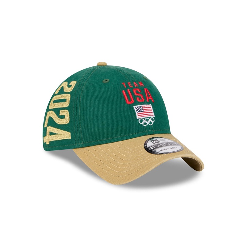 Team USA Olympics Green 9TWENTY Adjustable Hat One Size