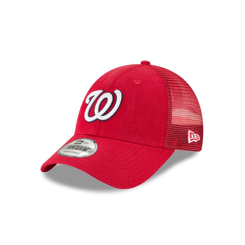 Washington Nationals 9FORTY Trucker Hat One Size