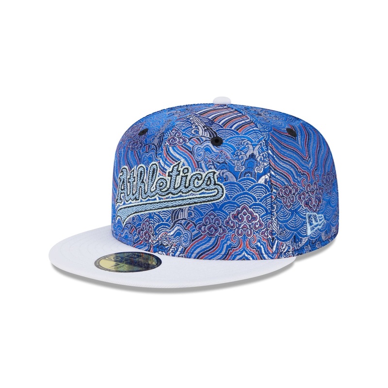 Athletics Wave Fill 59FIFTY Fitted Hat 7