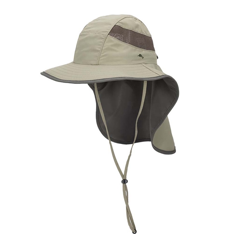 Camper Hat with Sun Shield – Tommy Bahama Hats Khaki S/M (56 cm)