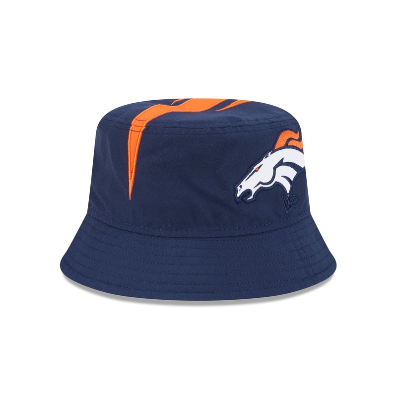Denver Broncos Kids Helmet Bucket Hat One Size