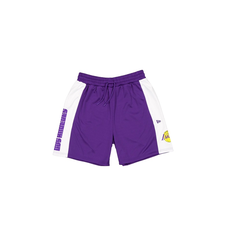 Los Angeles Lakers Purple Graphic Mesh Shorts S