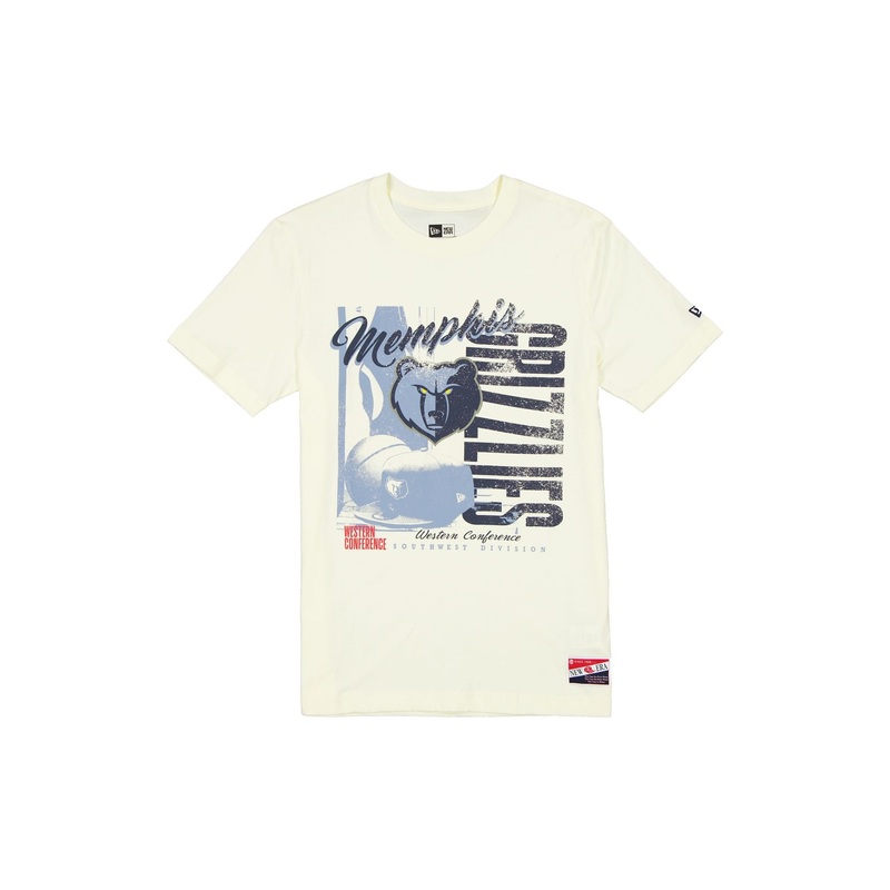 Memphis Grizzlies Throwback White T-Shirt S
