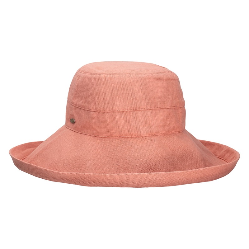 Scala Hats Lanikai Packable Sun Hat – Terracotta 1-Size
