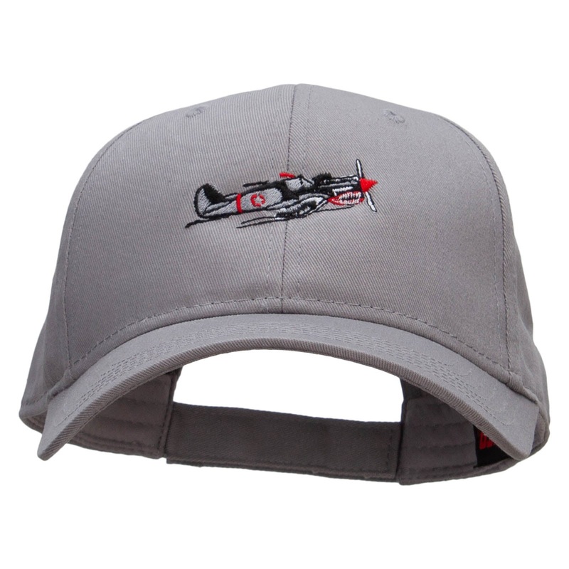Sky Shark Embroidered Low Profile Cap Grey One Size