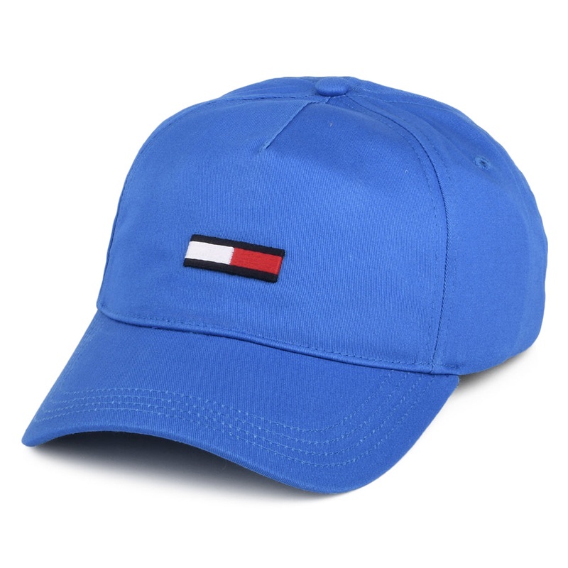 Tommy Hilfiger Hats TJM Flag Baseball Cap – Royal Blue Adjustable