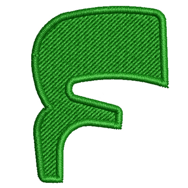 Artistic Letter F Artistic Letter F One Size