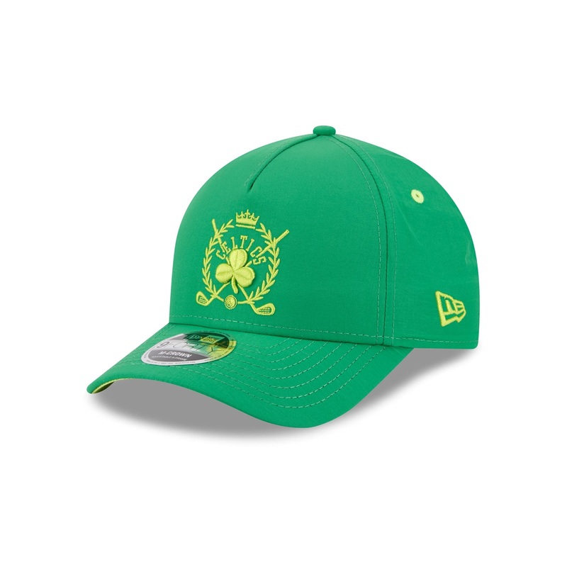 Boston Celtics Tee Time 9FORTY M-Crown A-Frame Snapback Hat One Size