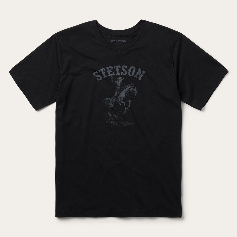 Bronco Rider Graphic Tee Black S