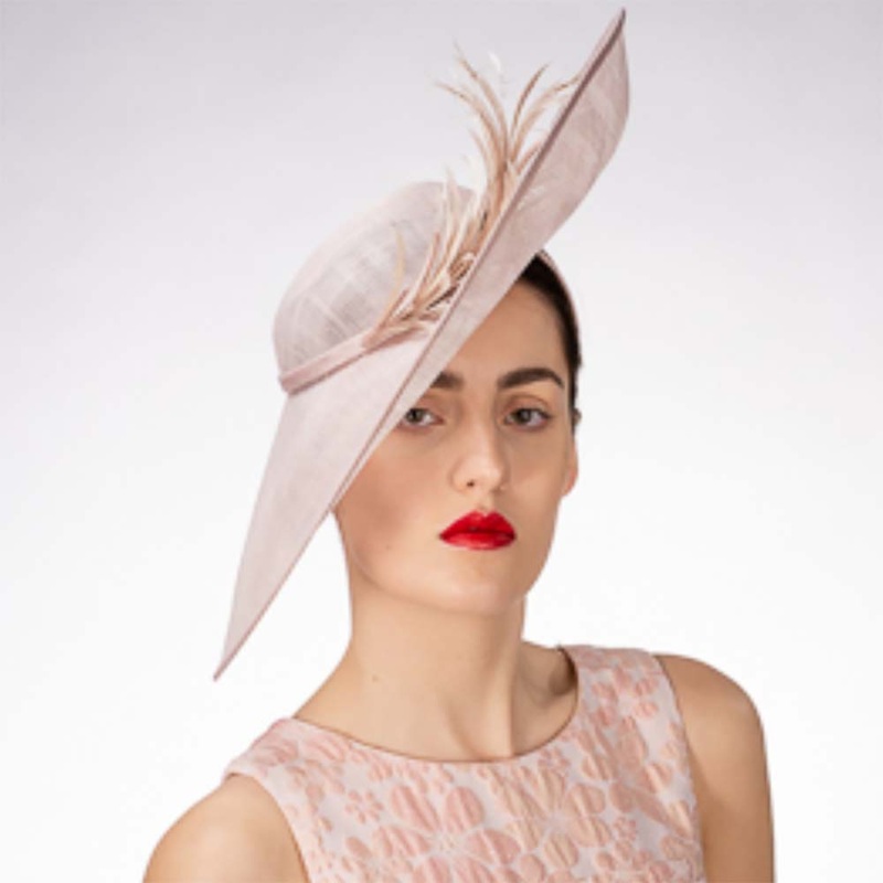 Cameo Rose Sinamay Disc Fascinator Cocktail Hat – KaKyCO Rose