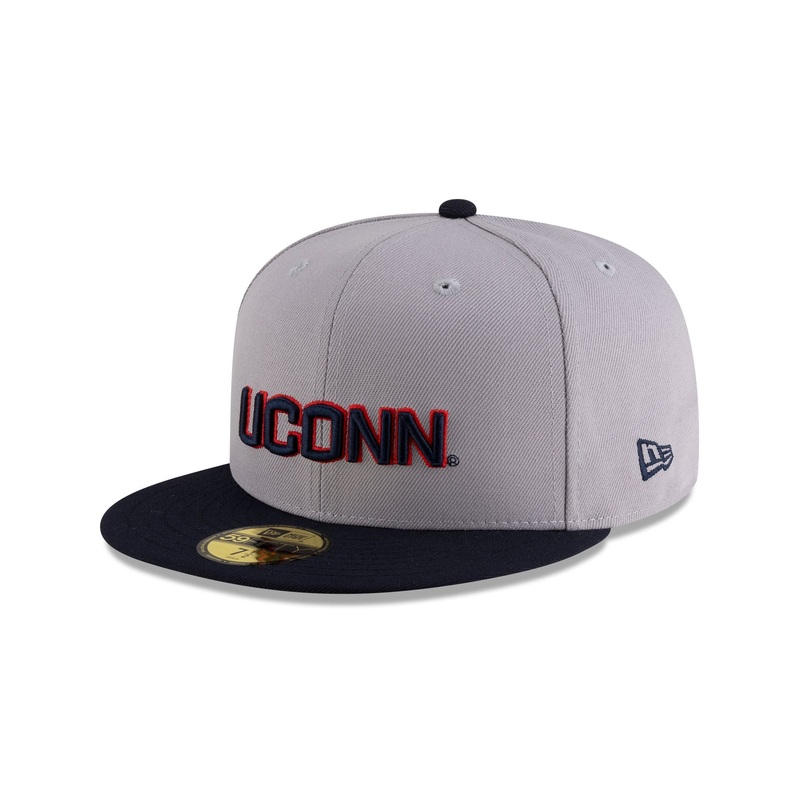 Connecticut Huskies Gray Navy 59FIFTY Fitted 7