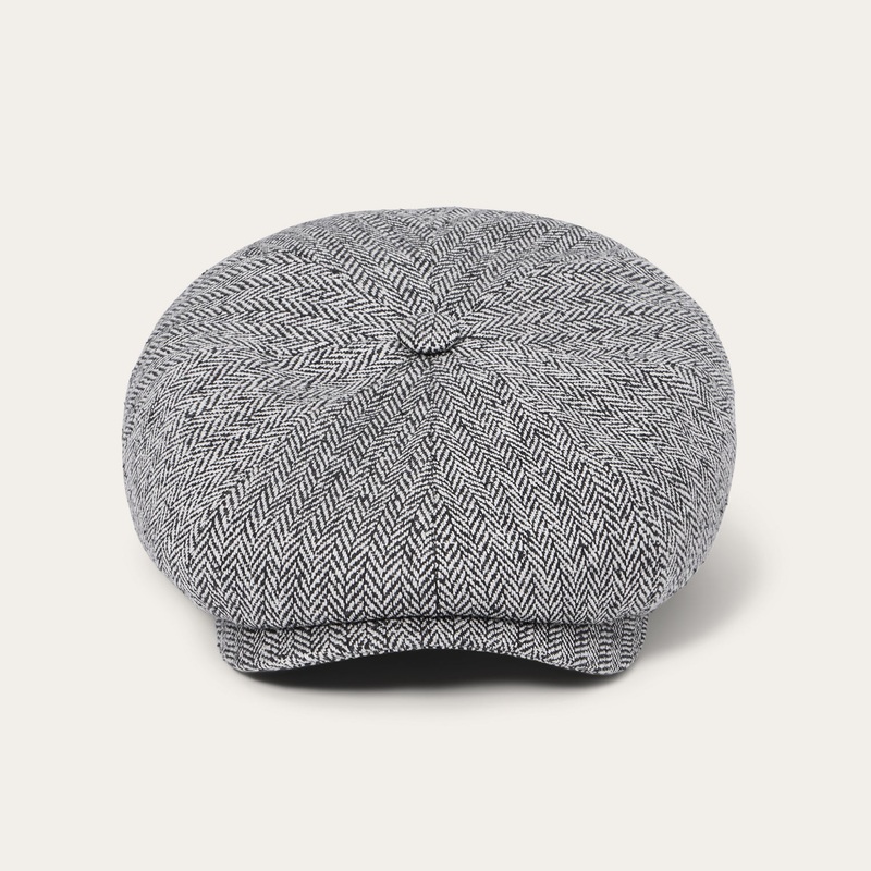 Herringbone Silk Hatteras Black Herringbone S