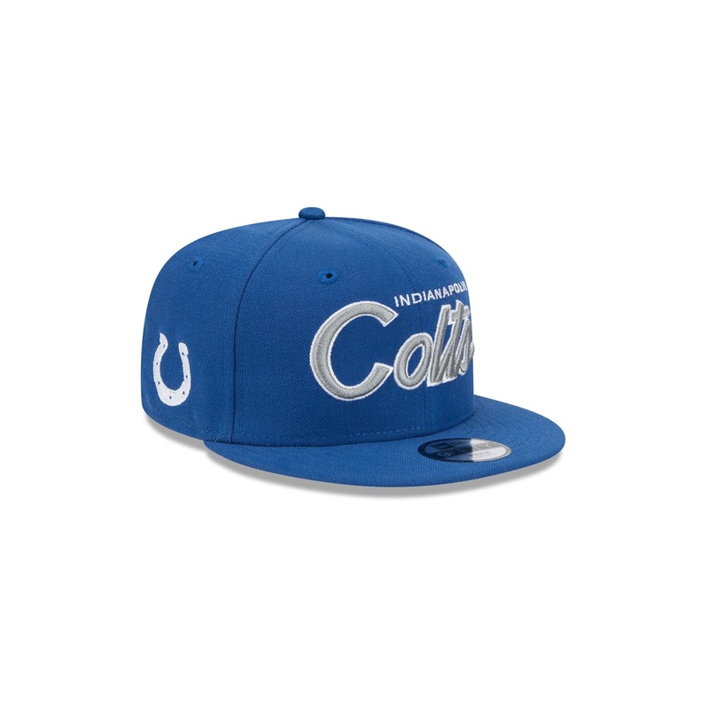 Indianapolis Colts Script Kids 9FIFTY Snapback Hat One Size