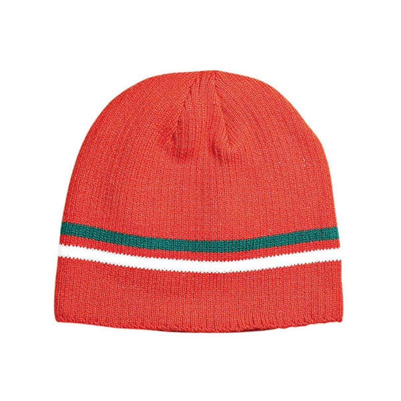 Mega Cap 5053 Ribbed Beanie Orange