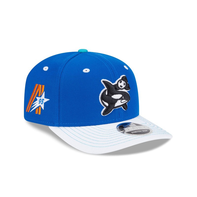 Seattle Sounders 2025 Jersey Hook Blue 9SEVENTY Stretch-Snap Hat One Size