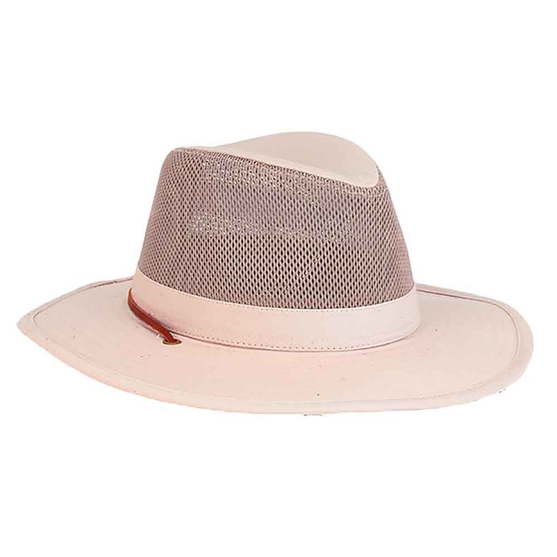 Small Size Safari Hat with Mesh Crown – Sunny Dayz Putty Small (55 cm)