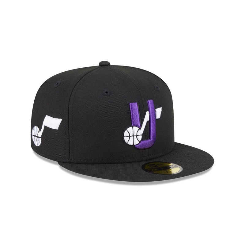 Utah Jazz Deceptor 59FIFTY Fitted Hat 7
