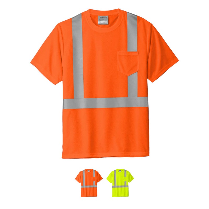 CornerStone ANSI 107 Class 2 Mesh Tee CS200 Safety Orange S
