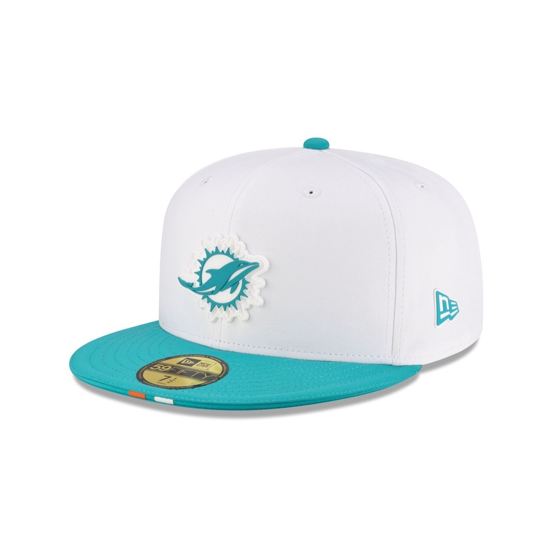 Miami Dolphins 2025 Training 59FIFTY Fitted Hat 7
