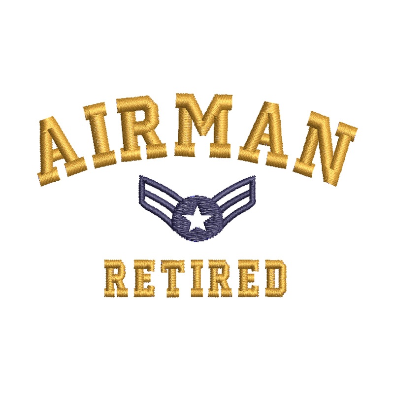 Airman Retired Symbol Default Title One Size