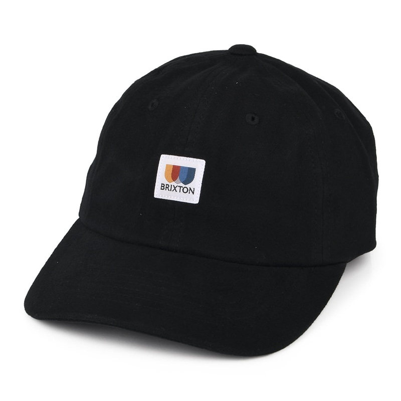 Brixton Hats Alton LP Baseball Cap – Black Adjustable