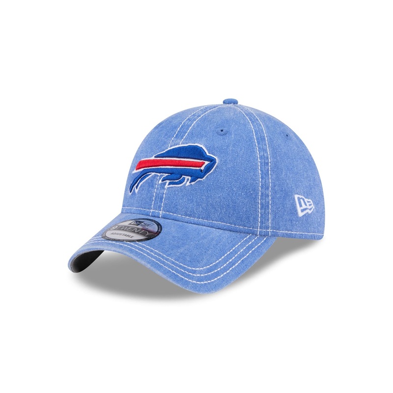 Buffalo Bills Washed Contrast 9TWENTY Adjustable Hat One Size