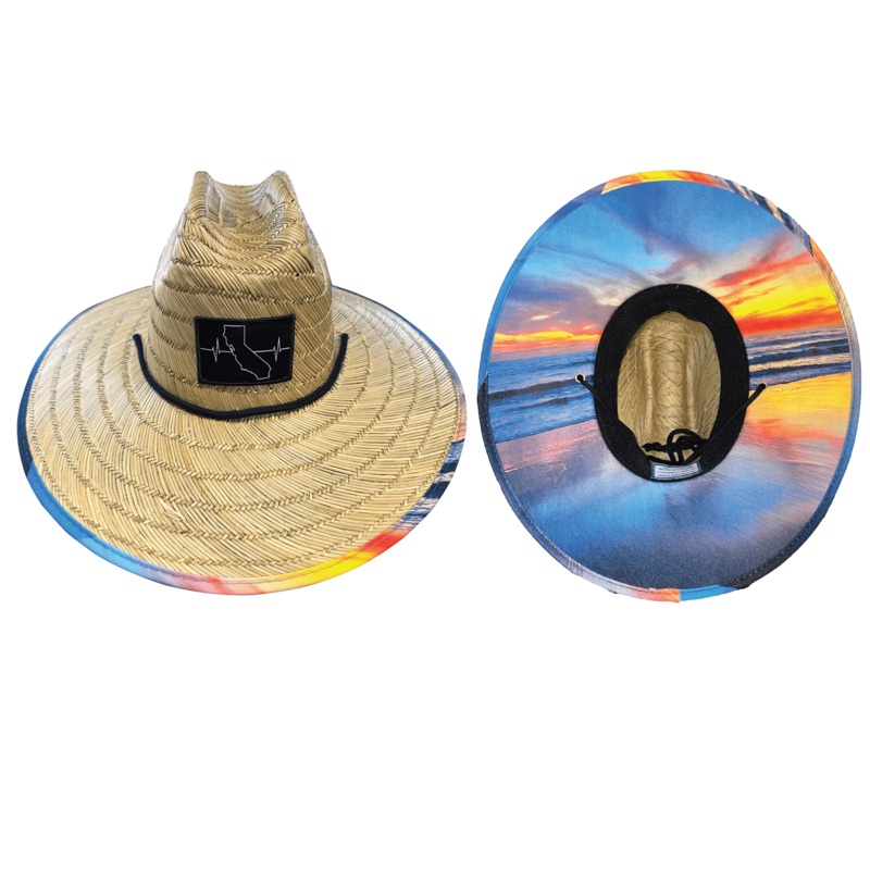 California Straw – Sun Hat – Sunset