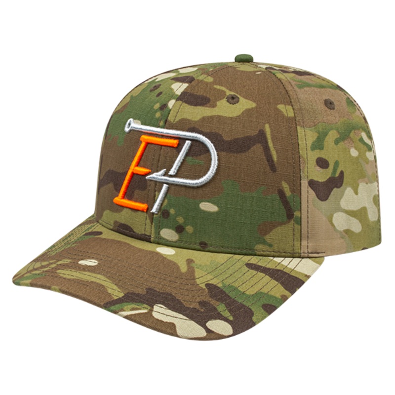 Cap America Custom Embroidered Hat with Logo – MultiCam Full Fabric Cap i2022 MultiCam Black