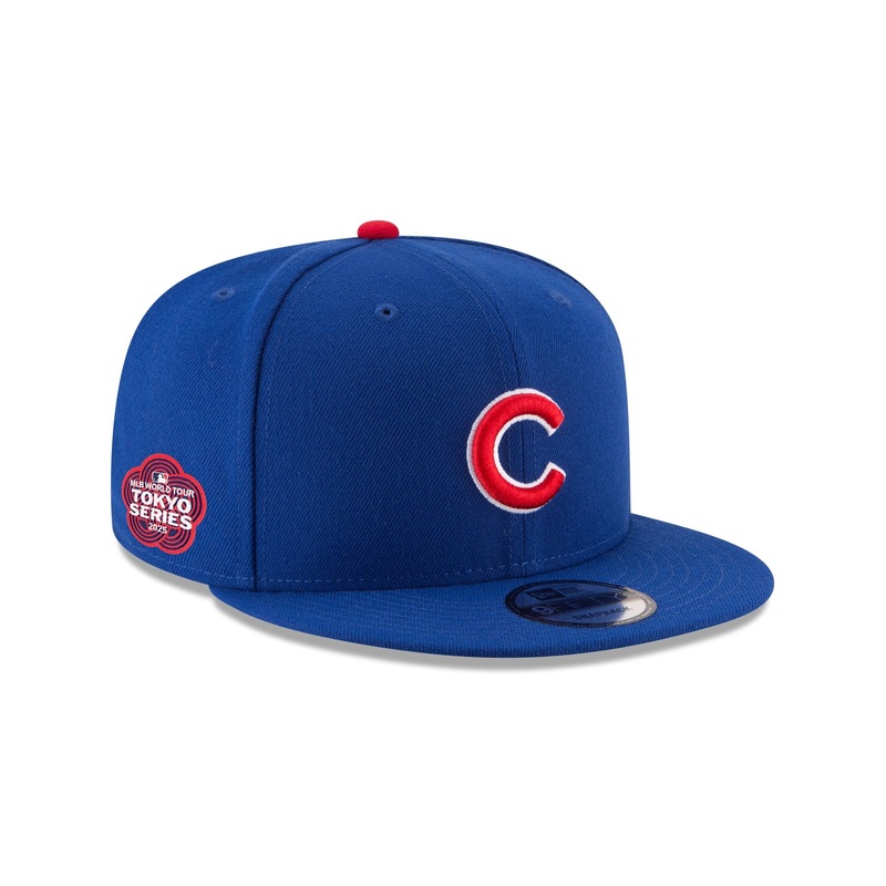 Chicago Cubs 2025 Tokyo Series Side Patch 9FIFTY Snapback Hat One Size