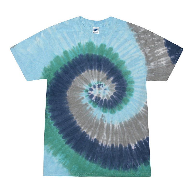 Colortone 1000 Multi-Color Tie-Dyed T-Shirt – Earth Earth S