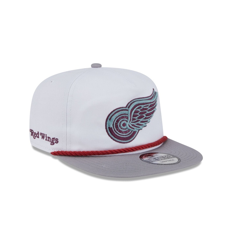 Detroit Red Wings Optic White Golfer Hat One Size