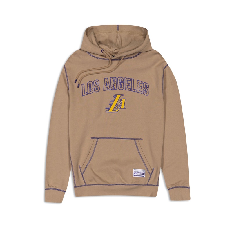Los Angeles Lakers 2023 City Edition Tan Hoodie S